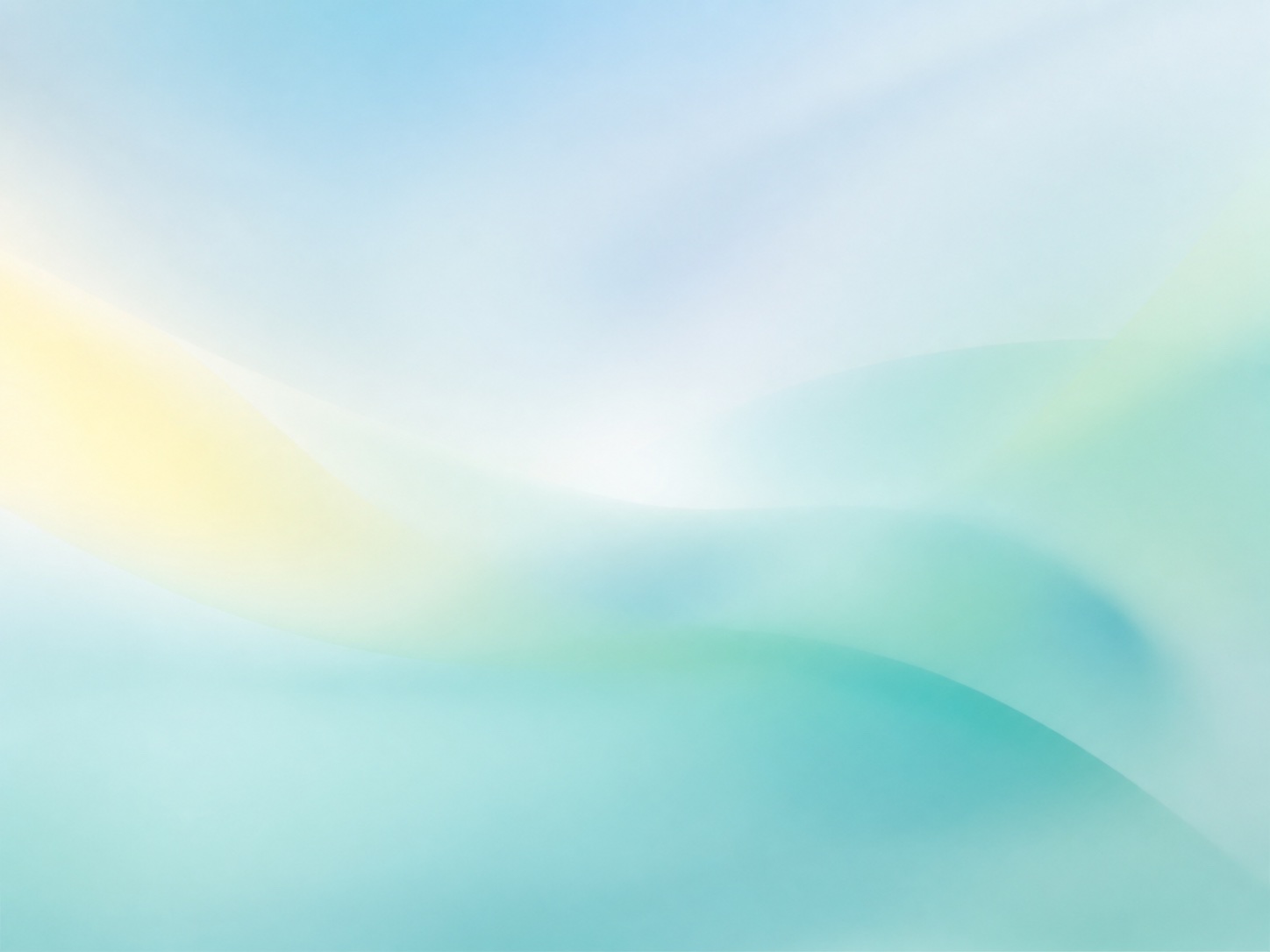 Airy aqua, mint, and pale yellow forms moving through soft light